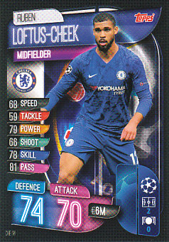 Ruben Loftus-Cheek Chelsea 2019/20 Topps Match Attax CL #CHE14